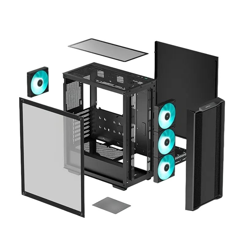 Компьютерный корпус Deepcool CC560 V2 Midi-Tower Черный