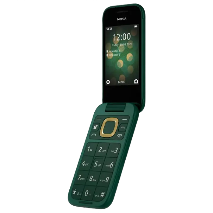 Мобильный телефон Флип Nokia 2660 Flip 4G Зеленый