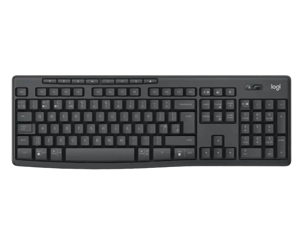 Клавиатура и мышь Logitech MK370 Мембрана Черный