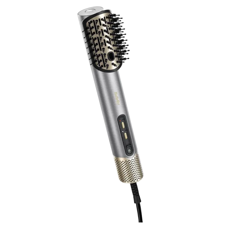 Uscător de păr-perie BaByliss Air Wand Argintiu