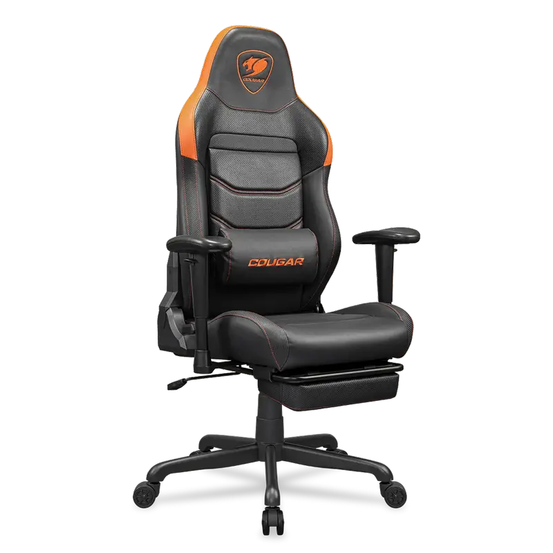 Игровое кресло Cougar Explore Neo ПВХ Кожа Черный | Оранжевый