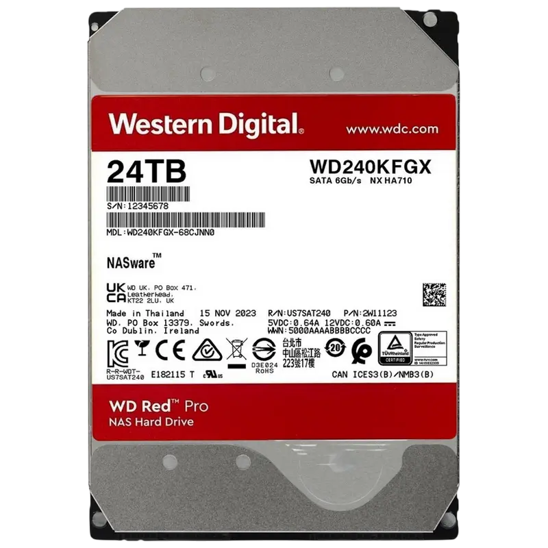 Unitate HDD Western Digital WD Red Pro WD Red Pro 24 TB