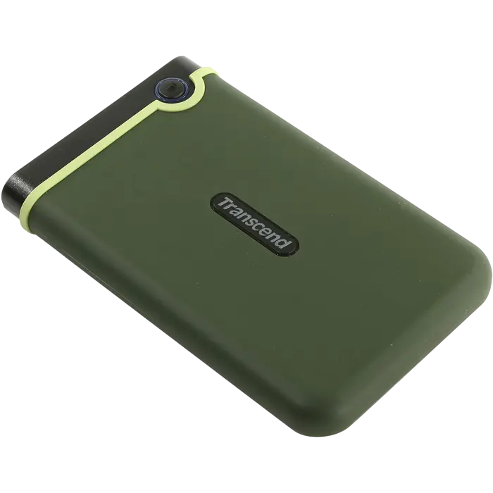 Внешний портативный жесткий диск Transcend StoreJet 25M3G 2 ТБ Military Green