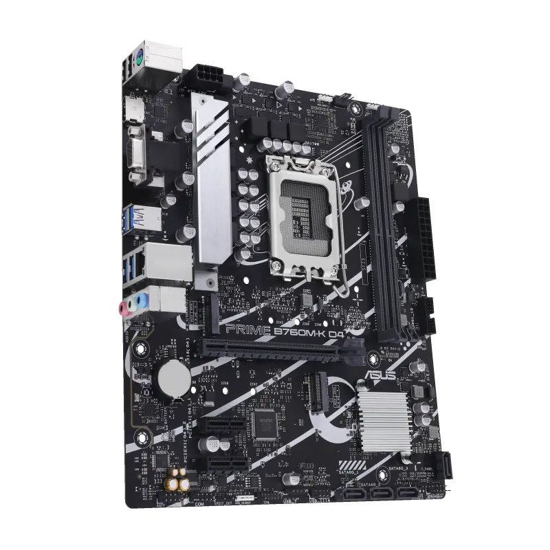 Материнская плата ASUS PRIME B760M-K D4 LGA1700 Micro-ATX
