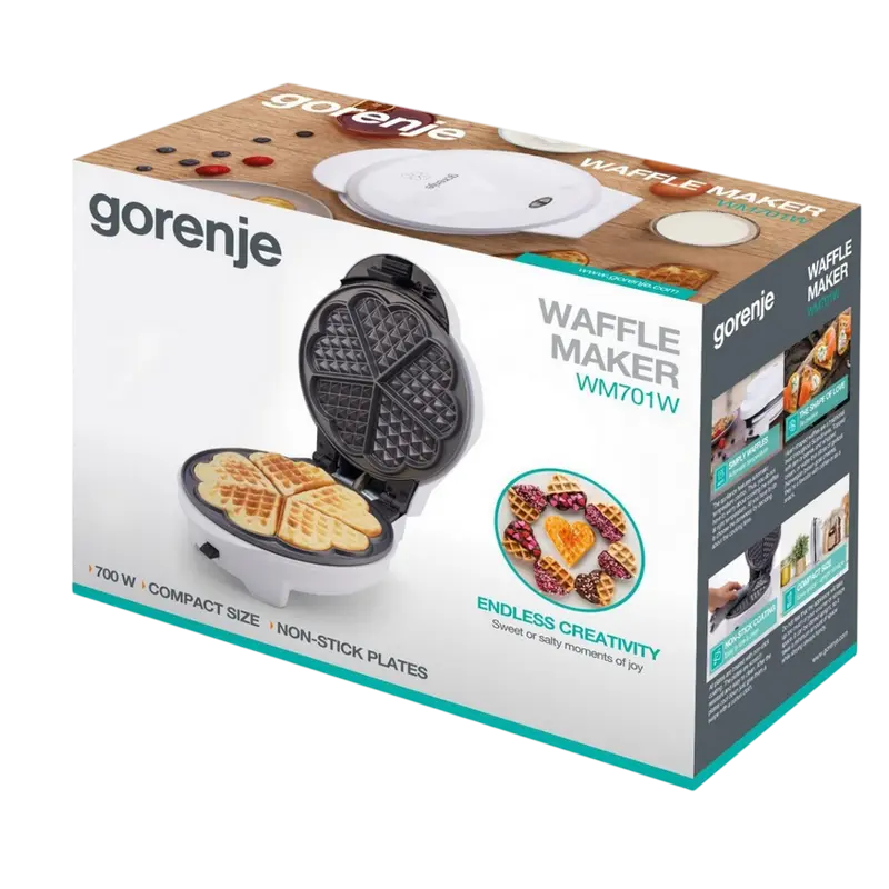 Вафельница Gorenje WM701W Белый