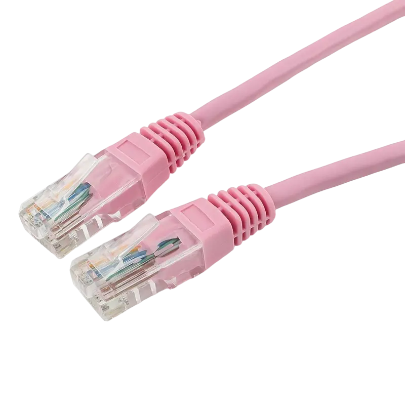 Патч-корд Cablexpert PP12-1M/RO Розовый