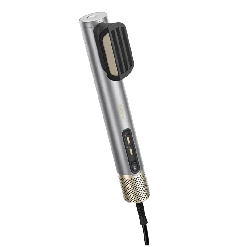 Uscător de păr-perie BaByliss Air Wand Argintiu