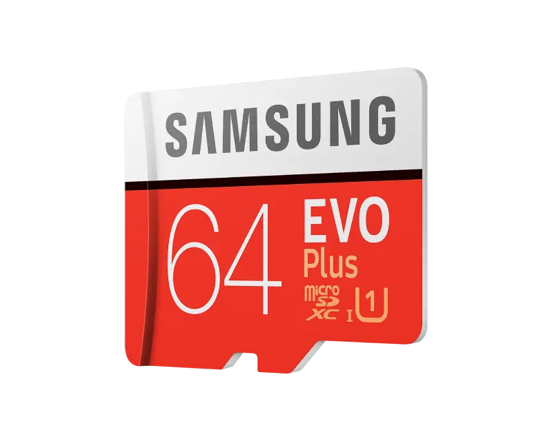 Карта памяти Samsung EVO Plus MicroSD 64ГБ