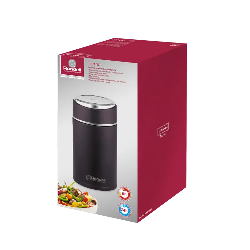 Termos pentru alimente Rondell Tierno Bordo
