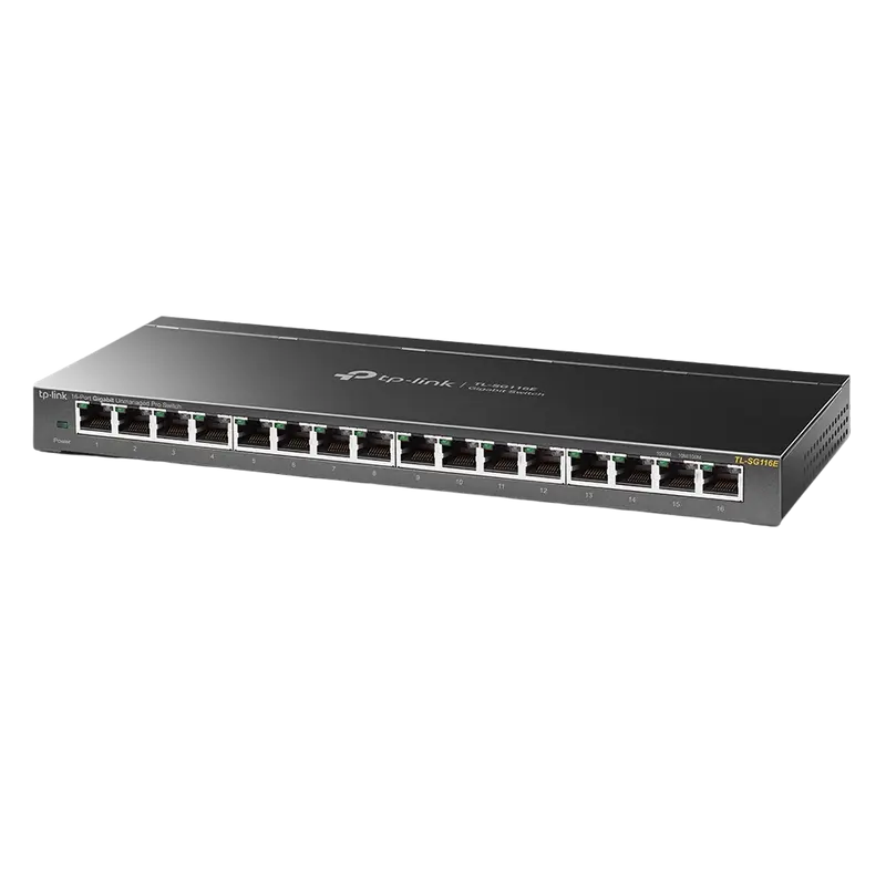 Сетевой коммутатор TP-LINK TL-SG116E Черный
