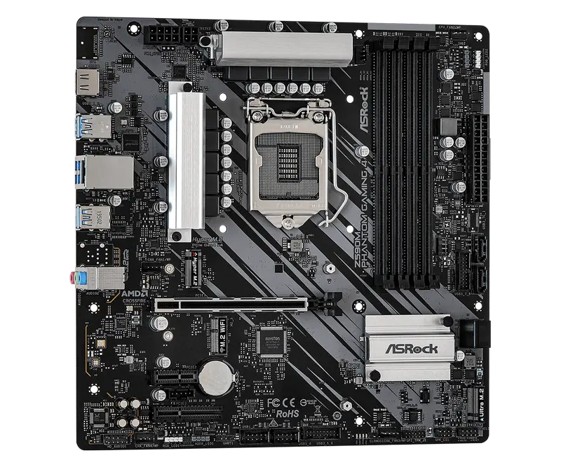 Материнская плата ASRock Z590M Phantom Gaming 4 LGA1200 Micro-ATX