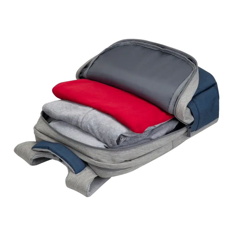 Рюкзак для ноутбука Rivacase Prater Серый/Синий