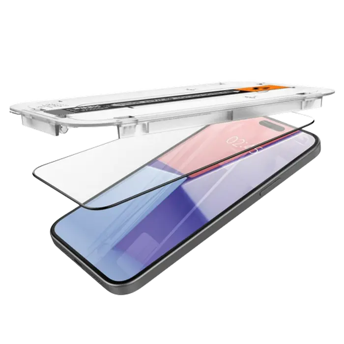 Защитное стекло Spigen Apple iPhone 15 Plus Tempered Glass EZ FIT EZ FIT Tempered Glass Прозрачный