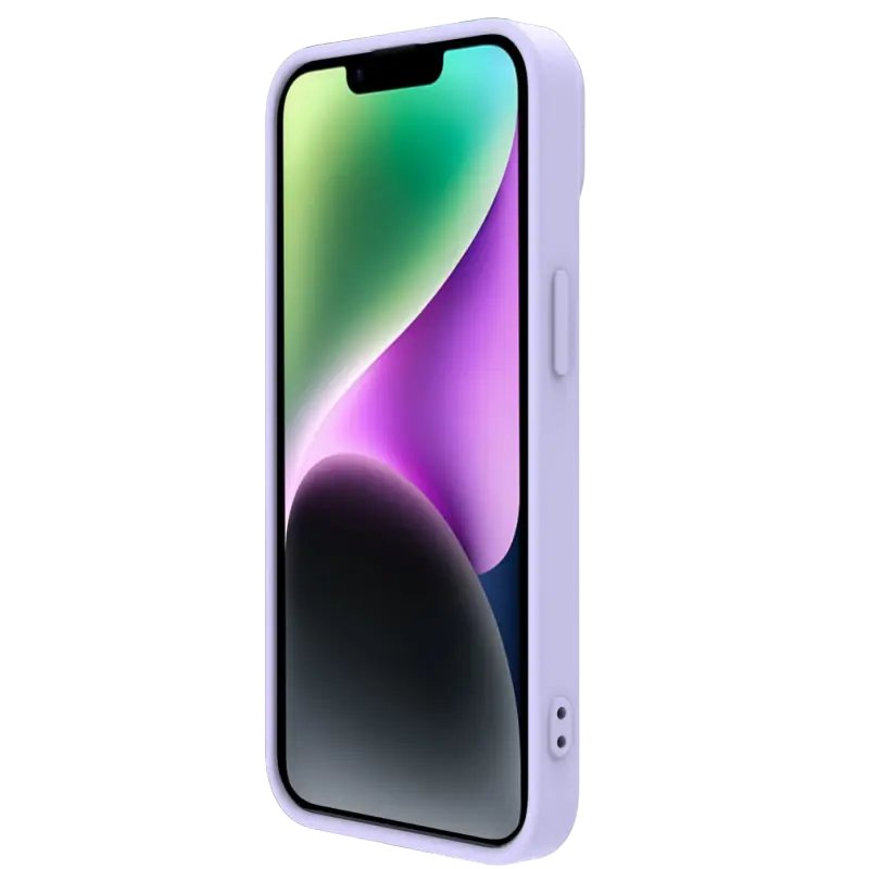 Чехол Nillkin Apple iPhone 15 Plus CamShield Silky Silicone CamShield Silky Misty Purple
