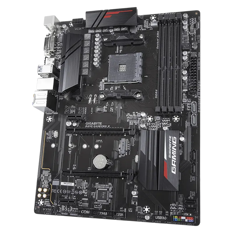 Материнская плата Gigabyte B450 GAMING X AM4 ATX