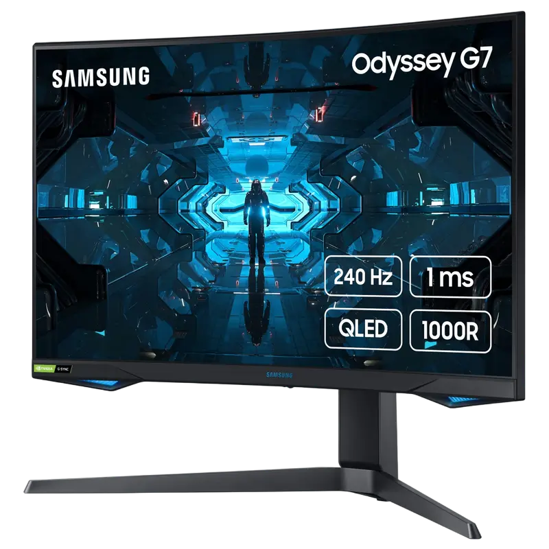 Игровой монитор Samsung Odyssey G7 G75T Чёрный