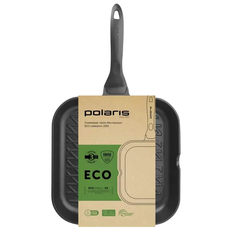 Сковорода-гриль Polaris ECO collection-28G ECO collection Фиолетовый