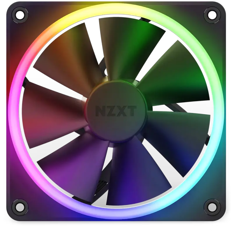 Вентилятор для ПК NZXT F120 RGB 120 мм Черный