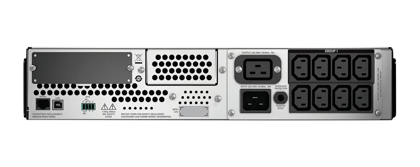 Источник бесперебойного питания APC SMT3000RMI2U Черный