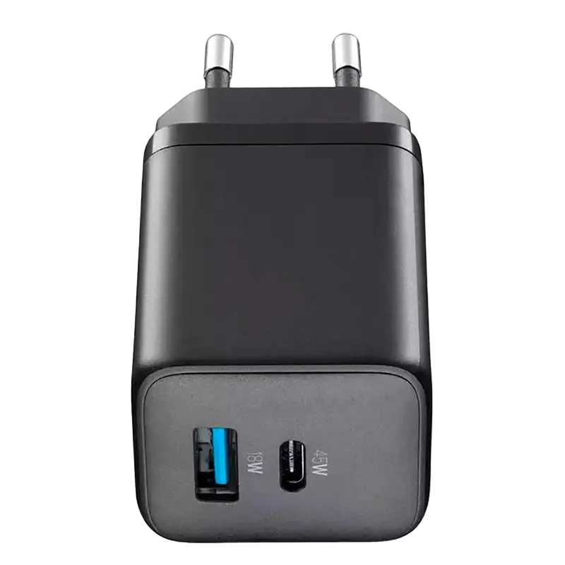 Зарядное устройство Cellularline Charger GAN Черный