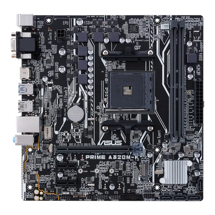Placă de bază ASUS PRIME A320M-K AM4 Micro-ATX