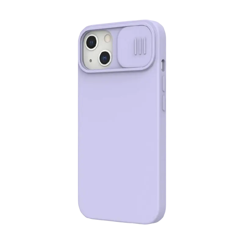 Чехол Nillkin Apple iPhone 13 CamShield Silky Silicone Camshield Misty Purple