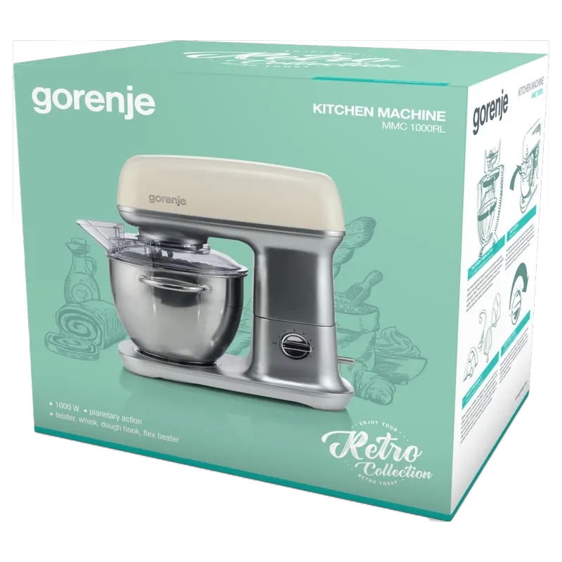 Robot de bucătărie Gorenje MMC1000RL Bej