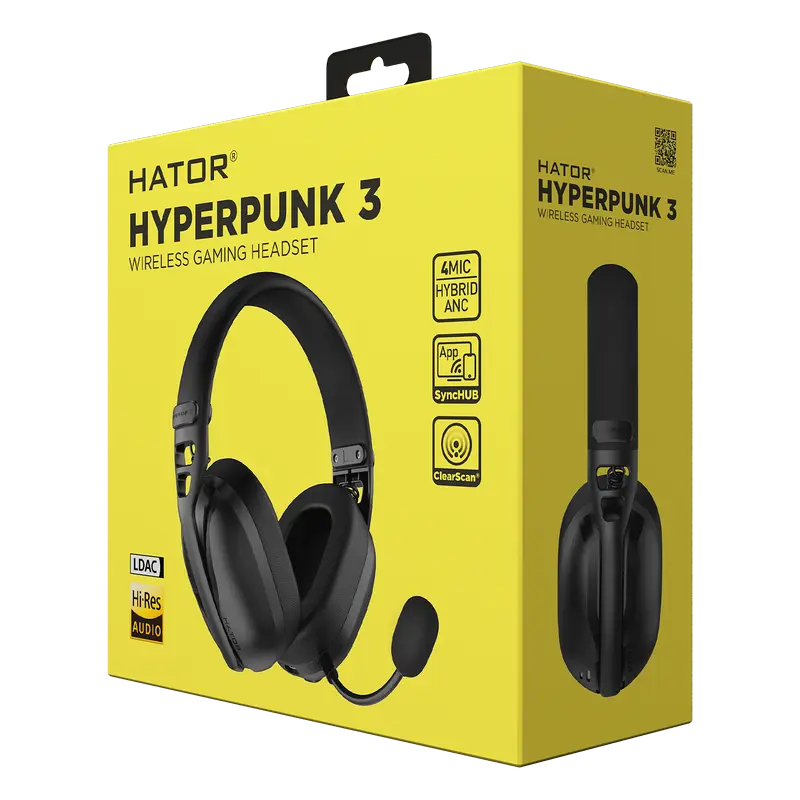 Наушники HATOR Hyperpunk 3 Чёрный