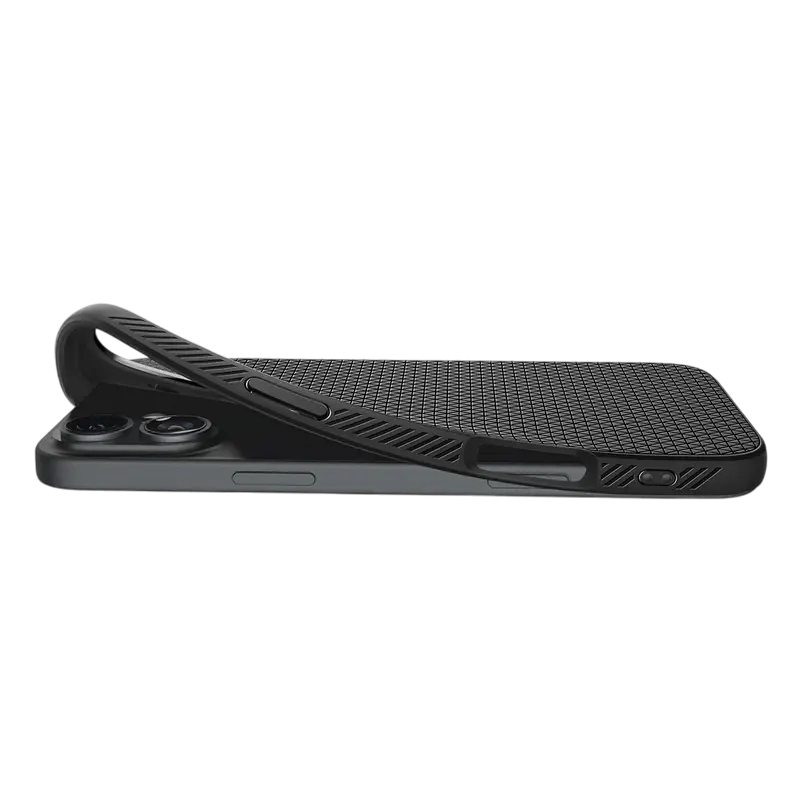 Чехол Spigen Apple iPhone 16 Liquid Air Liquid Air Матовый черный