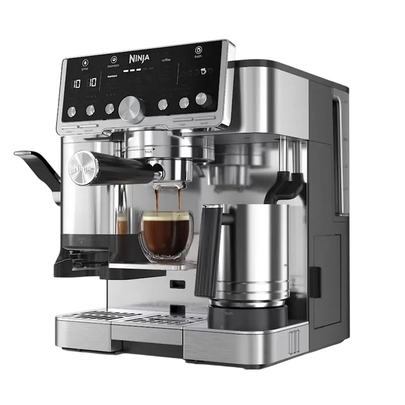 Кофеварка рожковая Ninja ES701EU Нержавеющая сталь