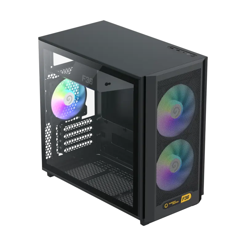 Carcasă PC Gamemax F36 BK Mini-Tower Negru