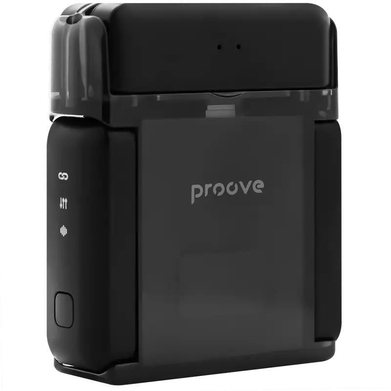 Портативный записывающий микрофон Proove Live Беспроводной Черный