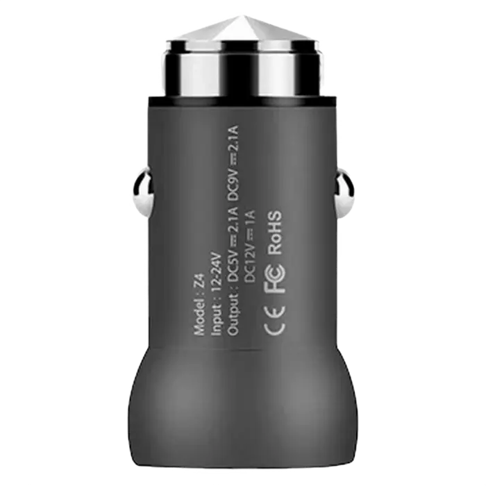 Incărcător auto Hoco Z4 Negru