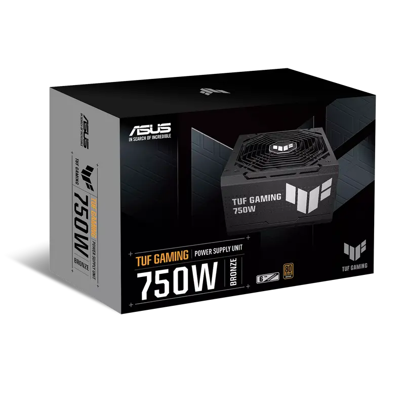 Tip Блок питания для компьютеров ASUS TUF Gaming 750W Bronze ATX Черный