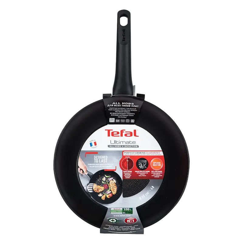 Сковорода WOK Tefal Ultimate Ultimate Чёрный