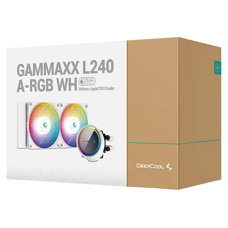 Кулер для процессора Deepcool GAMMAXX L240 A-RGB WH 120 мм