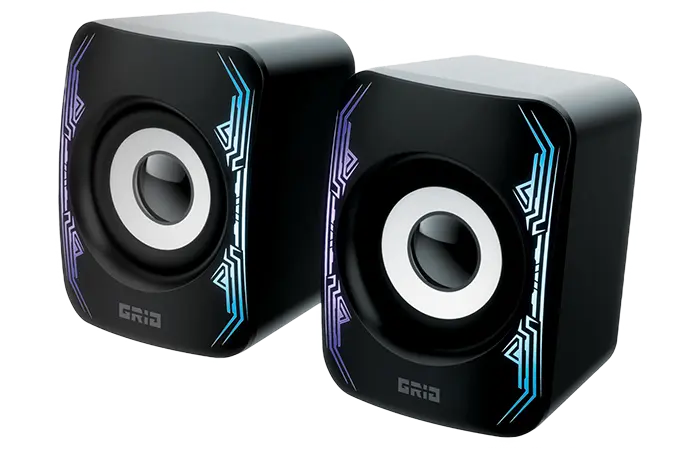 Компьютерные колонки QUMO Grid Черный