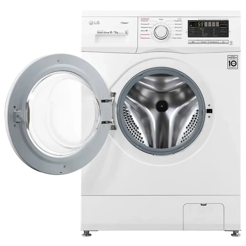 Mașină de spălat cu uscător LG F1296CDS0 Alb