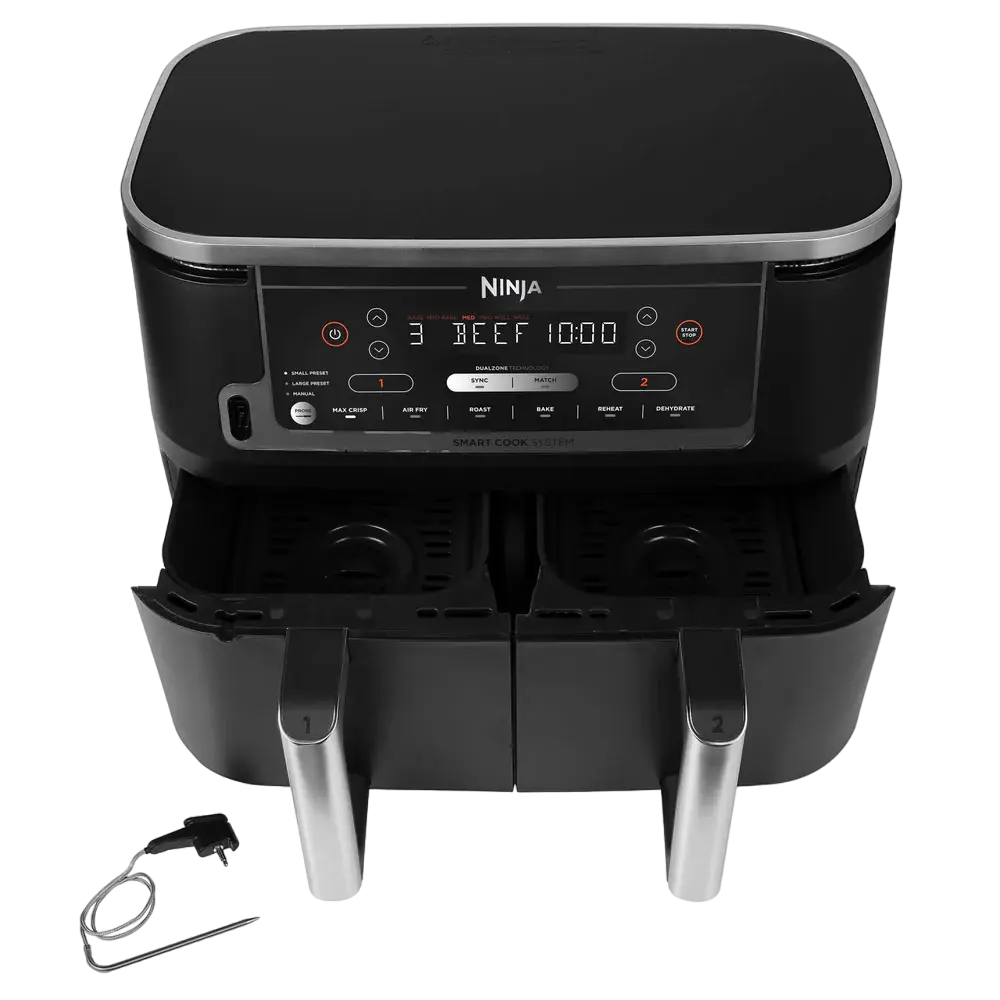 Friteuză cu aer cald Ninja Foodi MAX Dual Zone Negru