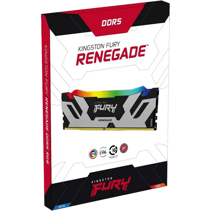 Оперативная память Kingston FURY Renegade RGB FURY Renegade 16 ГБ Silver | Black