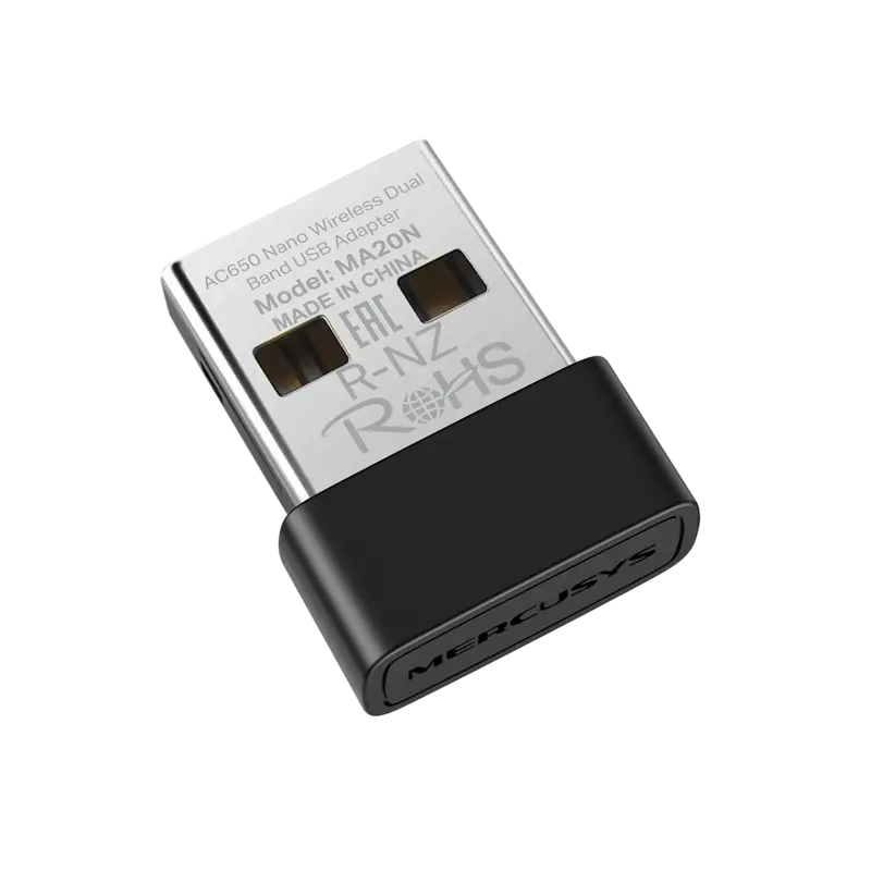 USB Aдаптер MERCUSYS MA20N Черный