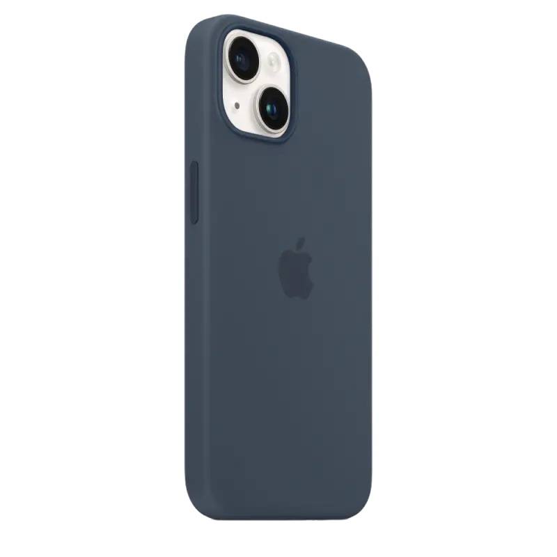 Чехол Apple iPhone 14 Silicone Case MagSafe A2910 MagSafe Синий шторм