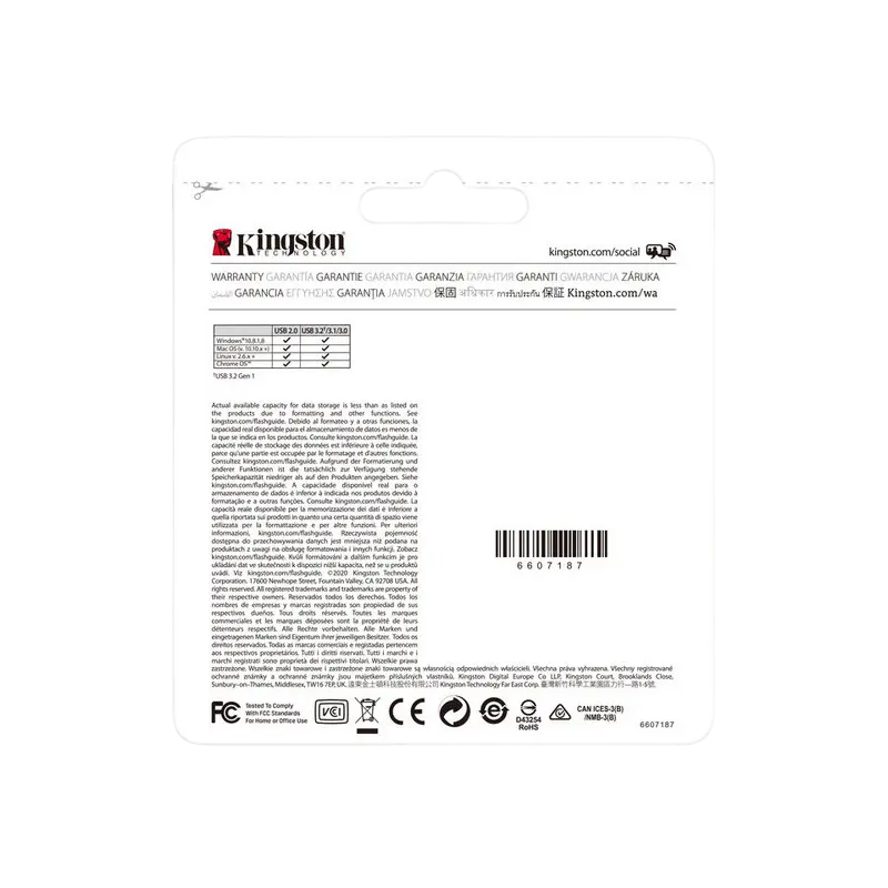 USB Flash накопитель Kingston DataTraveler Exodia 128ГБ Чёрный/Жёлтый