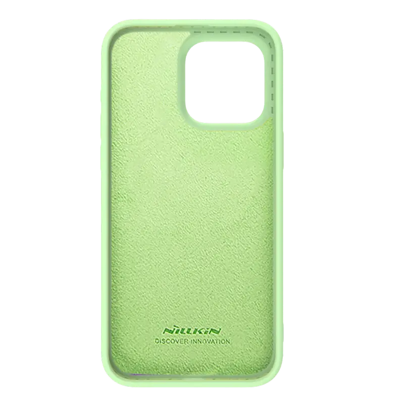 Чехол Nillkin Apple iPhone 15 Pro Max CamShield Silky Silicone CamShield Silky Mint Green