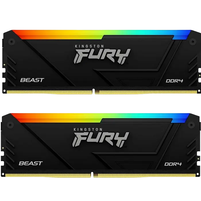 Memorie RAM Kingston FURY Beast RGB FURY Beast 32GB Negru