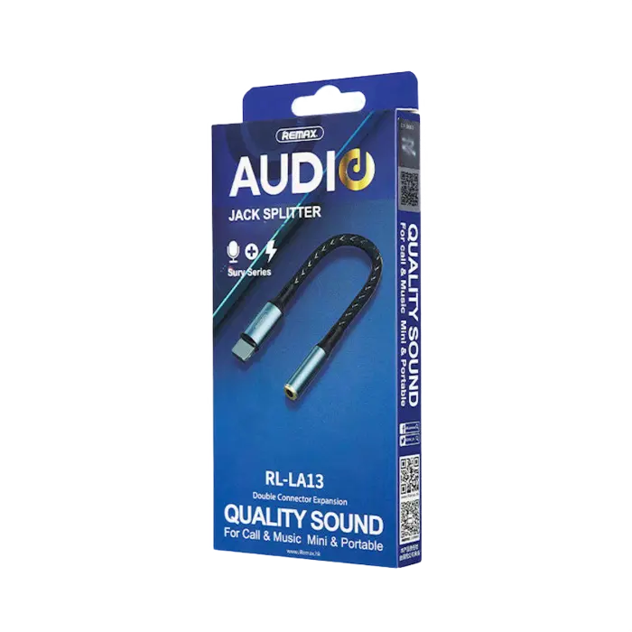 Audio Adaptor Remax RL-LA13а Negru