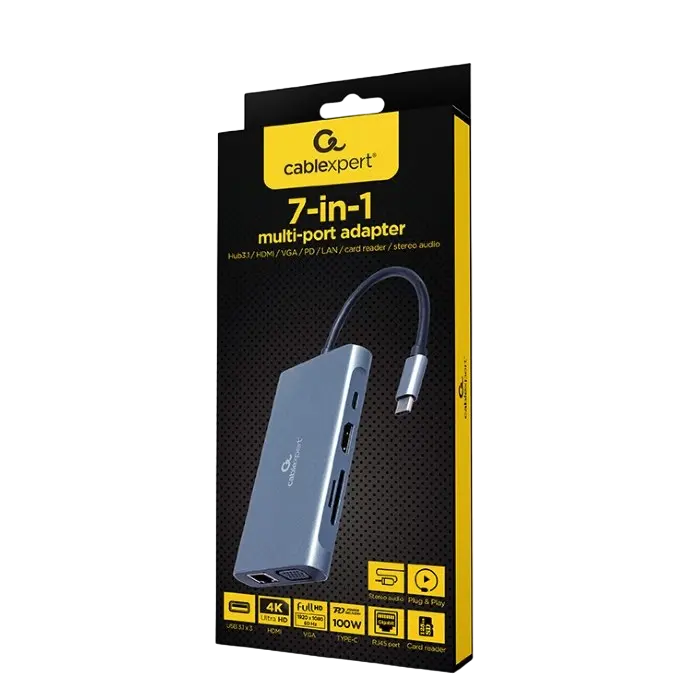 Gembird A-CM-COMBO7-01 Gri