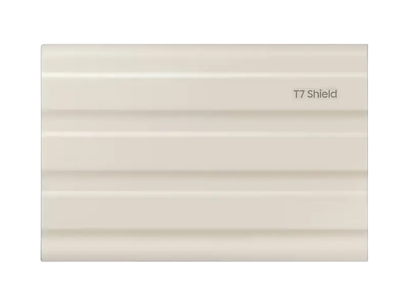 Внешний портативный SSD накопитель Samsung T7 Shield 1 ТБ Бежевый