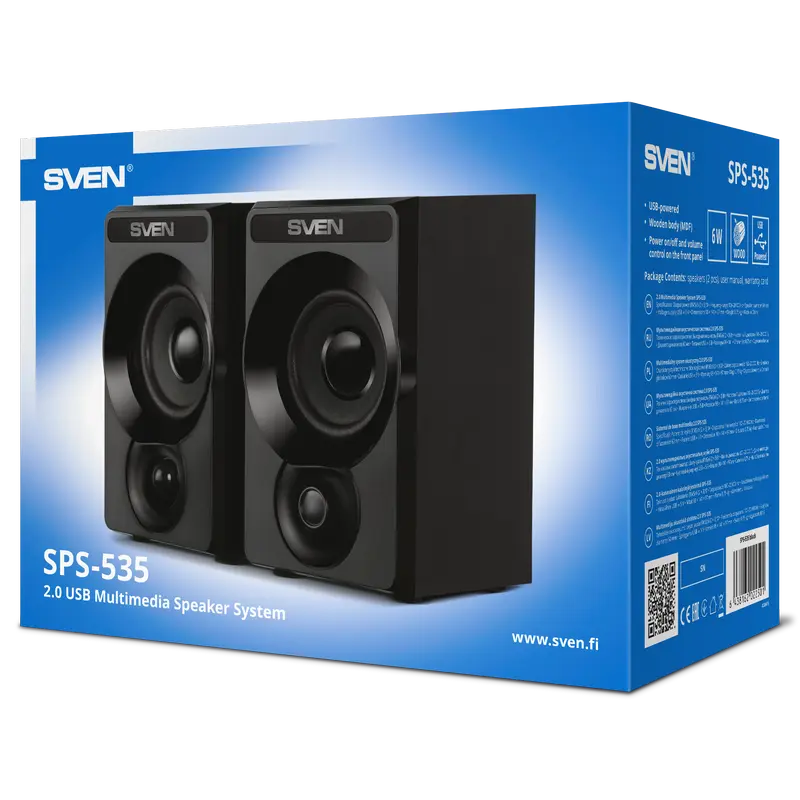 Портативная колонка SVEN SPS-535 Черный