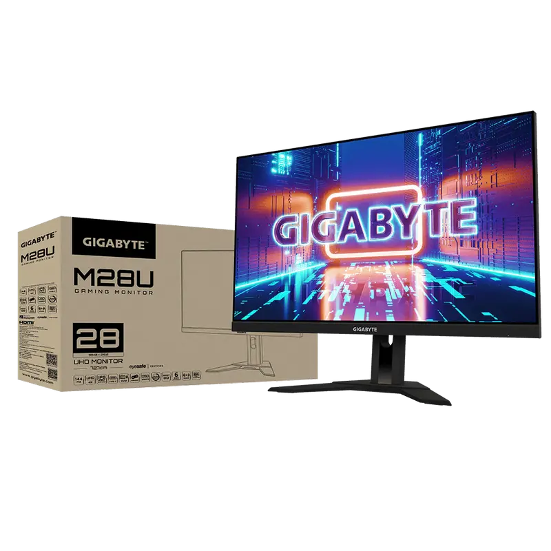 Игровой монитор Gigabyte M28U Чёрный
